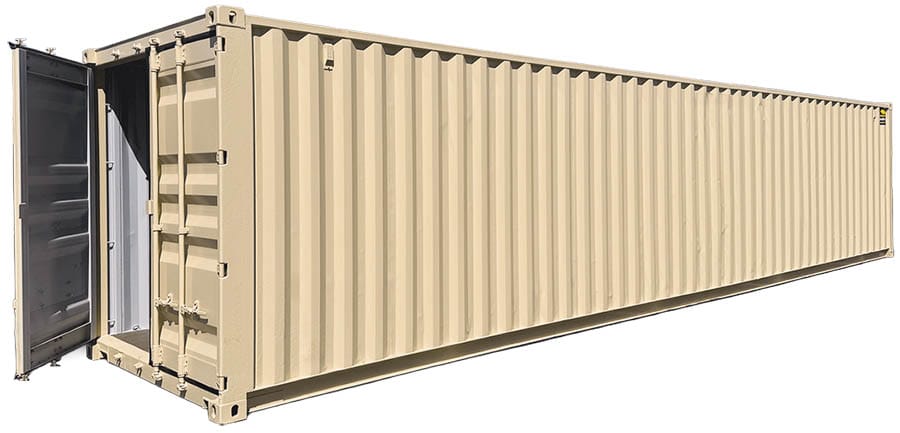 New one trip 40' containers