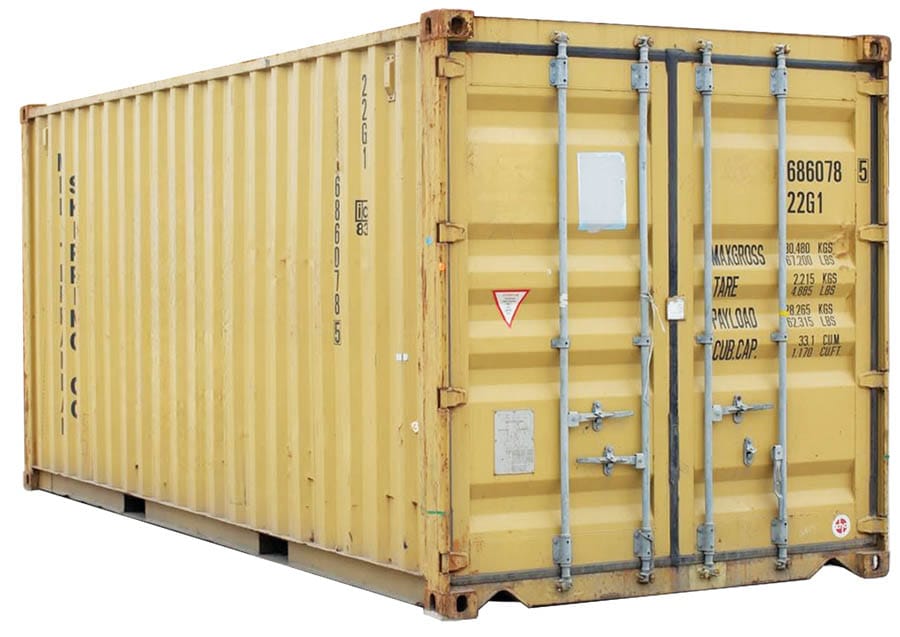 Used Wind and Watertight 20' containers